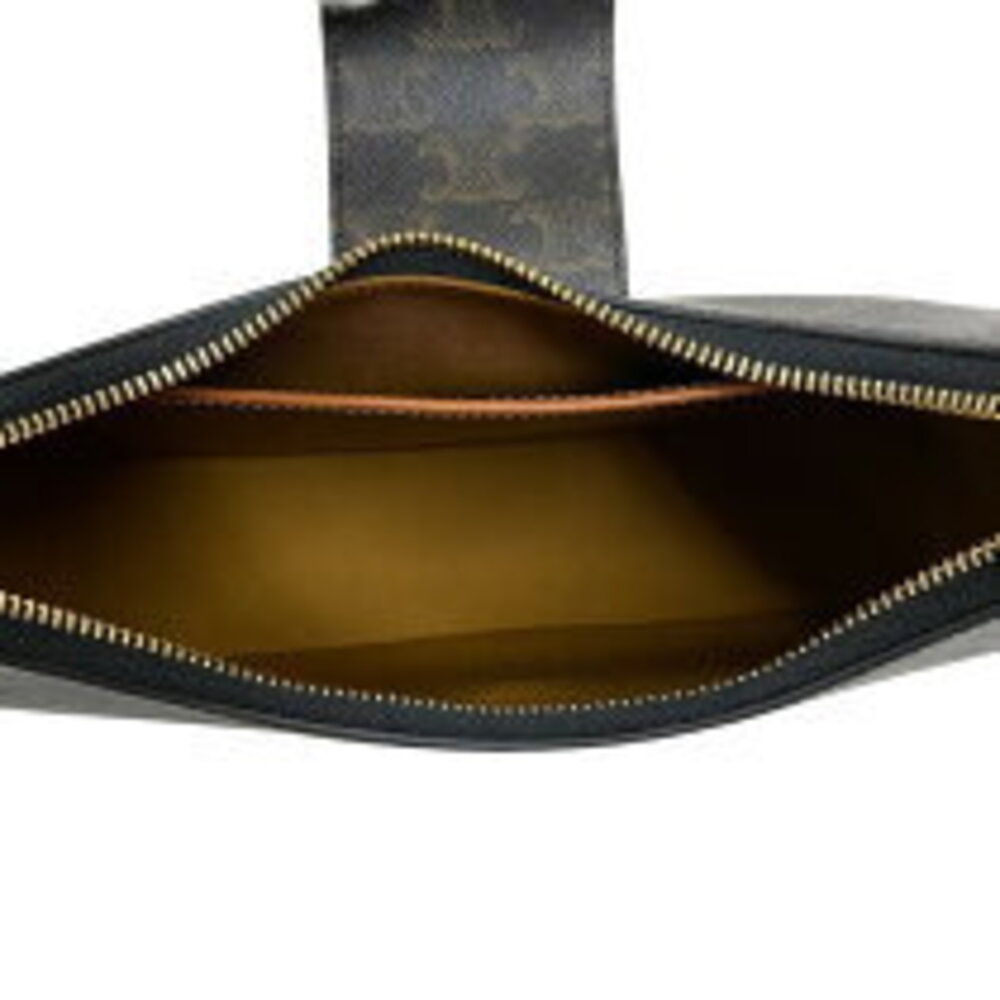 Celine Ava Tan Triomphe Canvas Handbag Shoulder Bag - Picture 6 of 8
